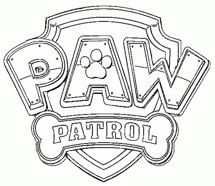 Plansa de colorat cu Paw Patrol 38 32